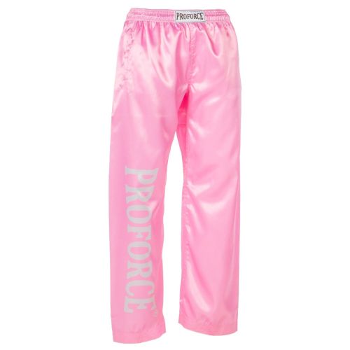 ProForce Sport® Satin Demo Pants Light Pink w/ Side Pockets