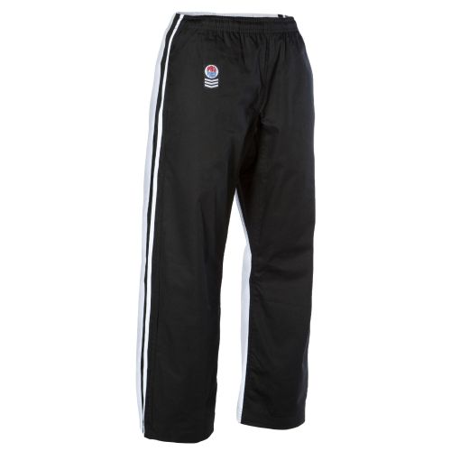ProForce Sport® Karate Demo Pants Black & White Striped w/ Side Pockets