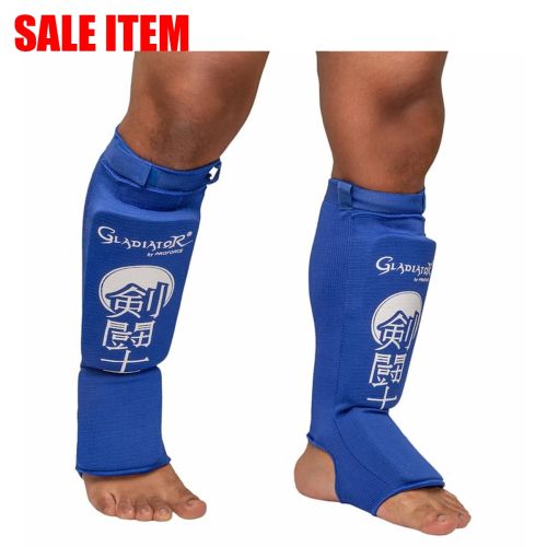 Gladiator® Ultra Combination Cloth Shin/Instep Guard Blue